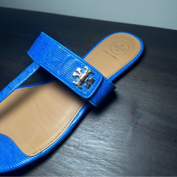 Tory Burch Bright Blue Sandals Very gently used Size 8.5 - Picture 3 of 10